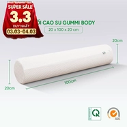 Gối ôm Cao su Gummi Body 100% thiên nhiên thoáng mát