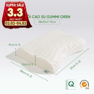 Gối cao su Gummi Oren 100% thiên nhiên massage cổ vai gáy