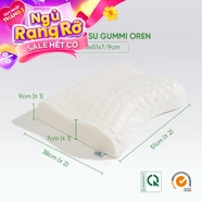 Gối cao su Gummi Oren 100% thiên nhiên massage cổ vai gáy