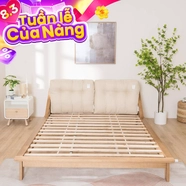 Giường gỗ sồi Amando Padova