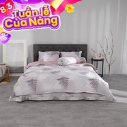Bộ chăn ga phủ tencel Amando Confident TC63 5 chi tiết