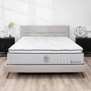 (Phiên bản giới hạn) Nệm lò xo Serta Pedic iBalance cao cấp điều hoà thân nhiệt dày 36cm