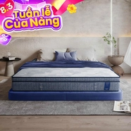 Nệm lò xo King Koil Serene Plus lông cừu gấp 3 nâng đỡ dày 27cm (Phiên bản giới hạn)