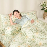 Bộ ga chun lụa tencel cao cấp Amando Bliss 4 chi tiết