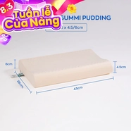 Gối cao su trẻ em Gummi Pudding 100% thiên nhiên