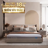Nệm foam Comfy Cloud 3.0 cân bằng trọng lực dày 18cm