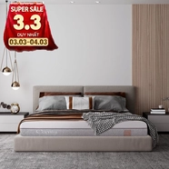 Nệm foam Comfy Lux 2.0 cao cấp kháng khuẩn kép dày 22cm