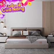 Nệm foam Comfy Lux 2.0 cao cấp kháng khuẩn kép dày 22cm
