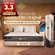 Nệm lò xo Amando Elite Original túi độc lập tiêu chuẩn khách sạn 5 sao dày 23cm