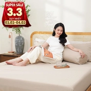 Bộ ga chun polyester gấm Amando Ellie đơn sắc 4 chi tiết Màu Be