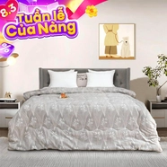Chăn đại hàn lông thỏ mềm mịn giữ ấm Amando Warm