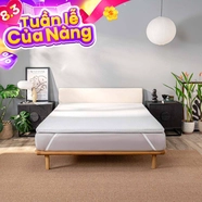 Topper memory foam nâng đỡ êm ái Comfy Noah