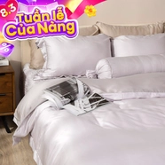 Bộ chăn ga chun chần lụa tencel cao cấp Amando Élan 5 chi tiết (TC001 và TC005)