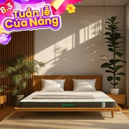 Nệm cao su thiên nhiên Gummi Premium detox giấc ngủ dày 10cm