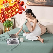 Bộ ga chun micro satin Amando Cozy 3 chi tiết