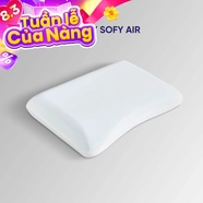 Gối foam iComfy Sofy Air công nghệ Aero Memory Foam độc quyền (BST Ngủ Mát)