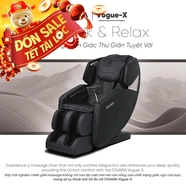 Ghế massage Ogawa Vogue-X giảm đau nhức cơ bắp, giải phóng các điểm căng cơ
