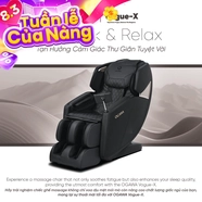 Ghế massage Ogawa Vogue-X giảm đau nhức cơ bắp, giải phóng các điểm căng cơ