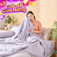 Bộ chăn ga chun sợi gỗ thiên nhiên Amando Jamila 5 chi tiết LC012