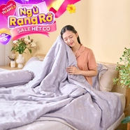 Bộ chăn ga chun sợi gỗ thiên nhiên Amando Jamila 5 chi tiết LC012