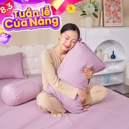 Bộ chăn ga chun Amando Rina 5 chi tiết thông thoáng, mềm mại