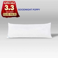 Gối ôm êm ái hiện đại Goodnight Poppy chuẩn công thái học, phù hợp với cơ thể người Việt (BST Ngủ Mát)