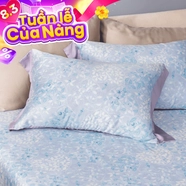 Bộ ga chun Lụa tencel cao cấp Amando Bliss 4 chi tiết mã TC006
