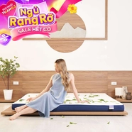 Nệm foam Goodnight Nagoya kháng khuẩn dày 12cm