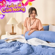 Bộ ga chun tencel Amando Celia 5 chi tiết màu trơn tinh tế