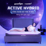 Nệm foam công nghệ Đức Goodnight Active Hybrid dày 20cm