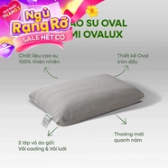 Gối cao su thiên nhiên Gummi Ovalux