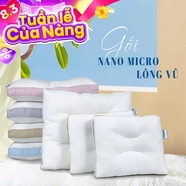 Gối bông Dreamland Nano Microfiber
