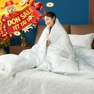 Vỏ chăn chần Amando Wellness Tencel Luxe họa tiết