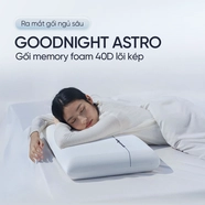 Gối ngủ sâu Memory foam 40D Goodnight Astro lõi kép