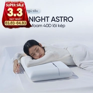 Gối ngủ sâu Memory foam 40D Goodnight Astro lõi kép