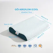 Gối foam Aeroflow iCool làm mát công thái học