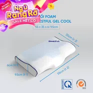 Gối foam Doona Restful công thái học giảm đau cổ vai gáy