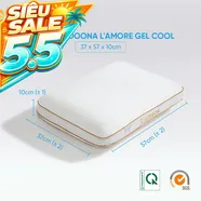 Gối memory foam Doona L'amore cool gel mát lạnh