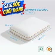 Gối memory foam Doona L'amore cool gel mát lạnh