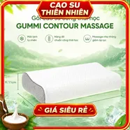 Gối cao su Gummi Contour giảm nhức mỏi, massage cổ vai gáy
