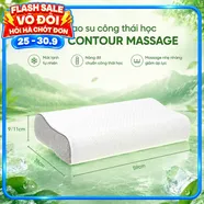Gối cao su Gummi Contour giảm nhức mỏi, massage cổ vai gáy