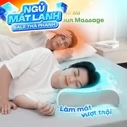 Gối cao su Gummi Contour giảm nhức mỏi, massage cổ vai gáy