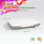 Gối cao su Gummi Standard 100% thiên nhiên thoáng khí
