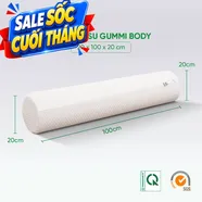 Gối ôm Cao su Gummi Body 100% thiên nhiên thoáng mát