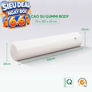 Gối ôm Cao su Gummi Body 100% thiên nhiên thoáng mát