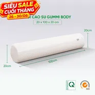 Gối ôm Cao su Gummi Body 100% thiên nhiên thoáng mát