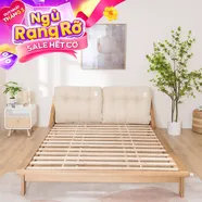 Giường gỗ sồi Amando Padova