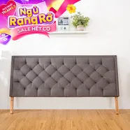 Đầu giường Amando Carpi màu xám