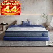 Nệm lò xo King Koil Serene Plus lông cừu gấp 3 nâng đỡ dày 27cm (Phiên bản giới hạn)