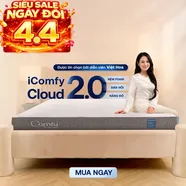 Nệm foam Comfy Cloud 2.0 siêu đàn hồi dày 15cm
